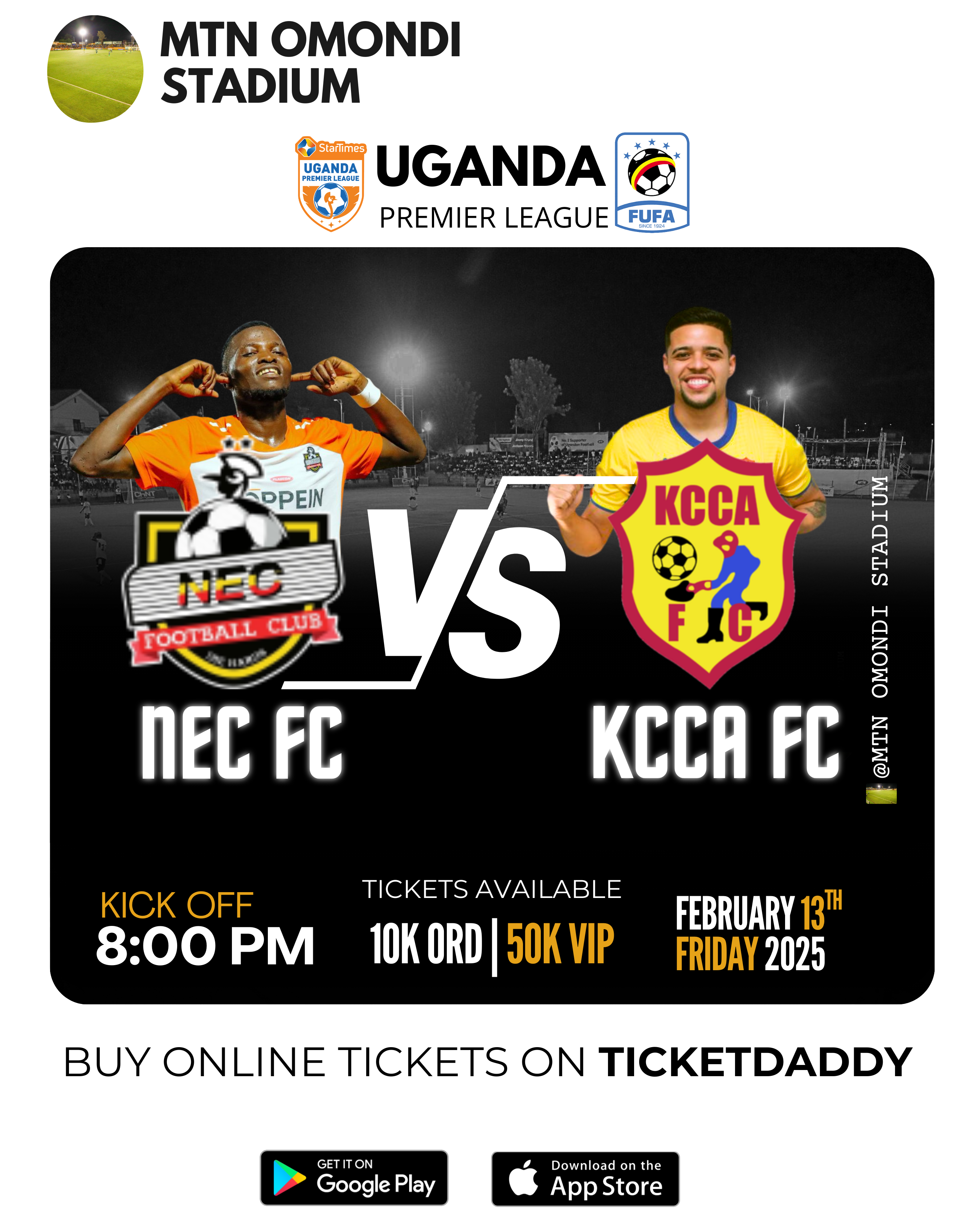 NEC FC VS KCCA FC